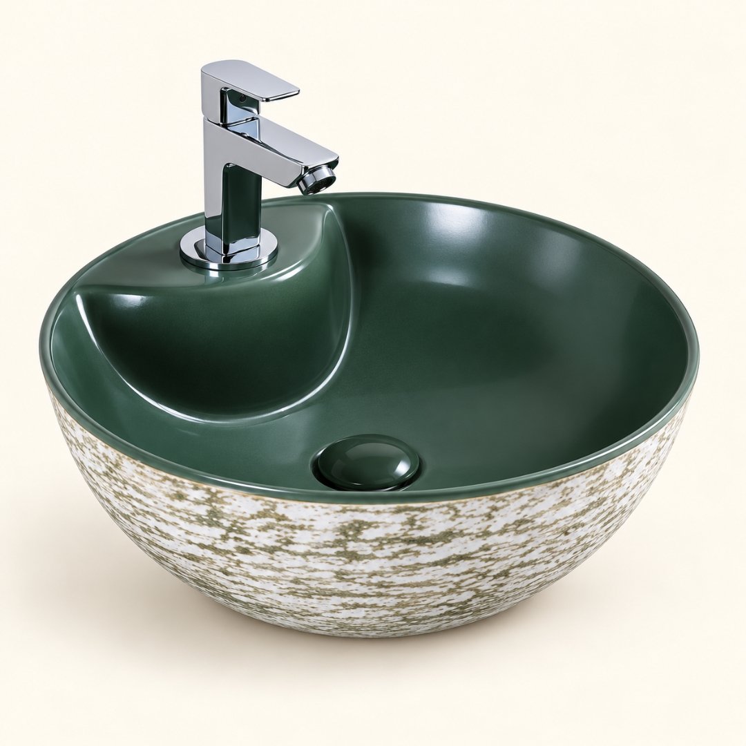 Sonet MAC ROUND 001, table top basin (view 5)